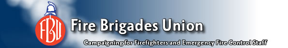 The main website logo of the Fire Brigades Union UK