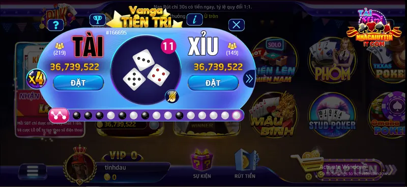 Luật chơi game tài xỉu cơ bản dành cho người chơi mới