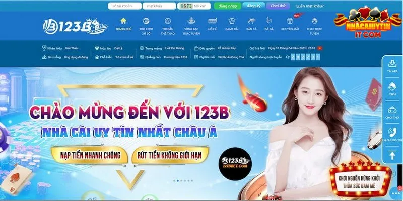 Thương hiệu nhà cái 123b uy tín và chất lượng